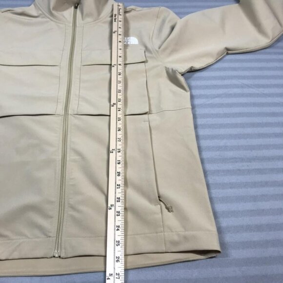 The North Face Jacket Mens Medium Khaki Willow Stretch Full Zip Pockets - Picture 8 of 13